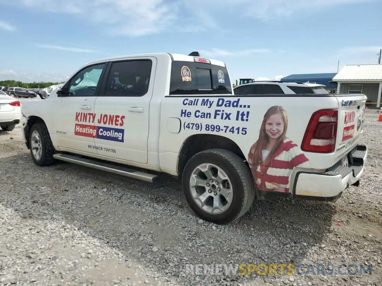 2 Photograph of a damaged car 1C6SRFFT4PN665913 RAM 1500 2023