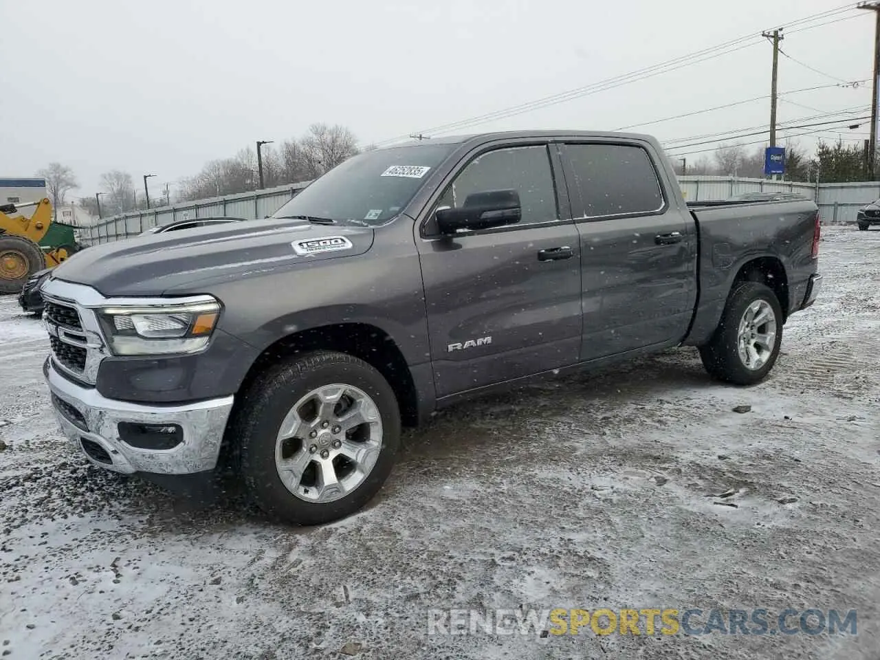 1 Photograph of a damaged car 1C6SRFFT5PN704962 RAM 1500 2023
