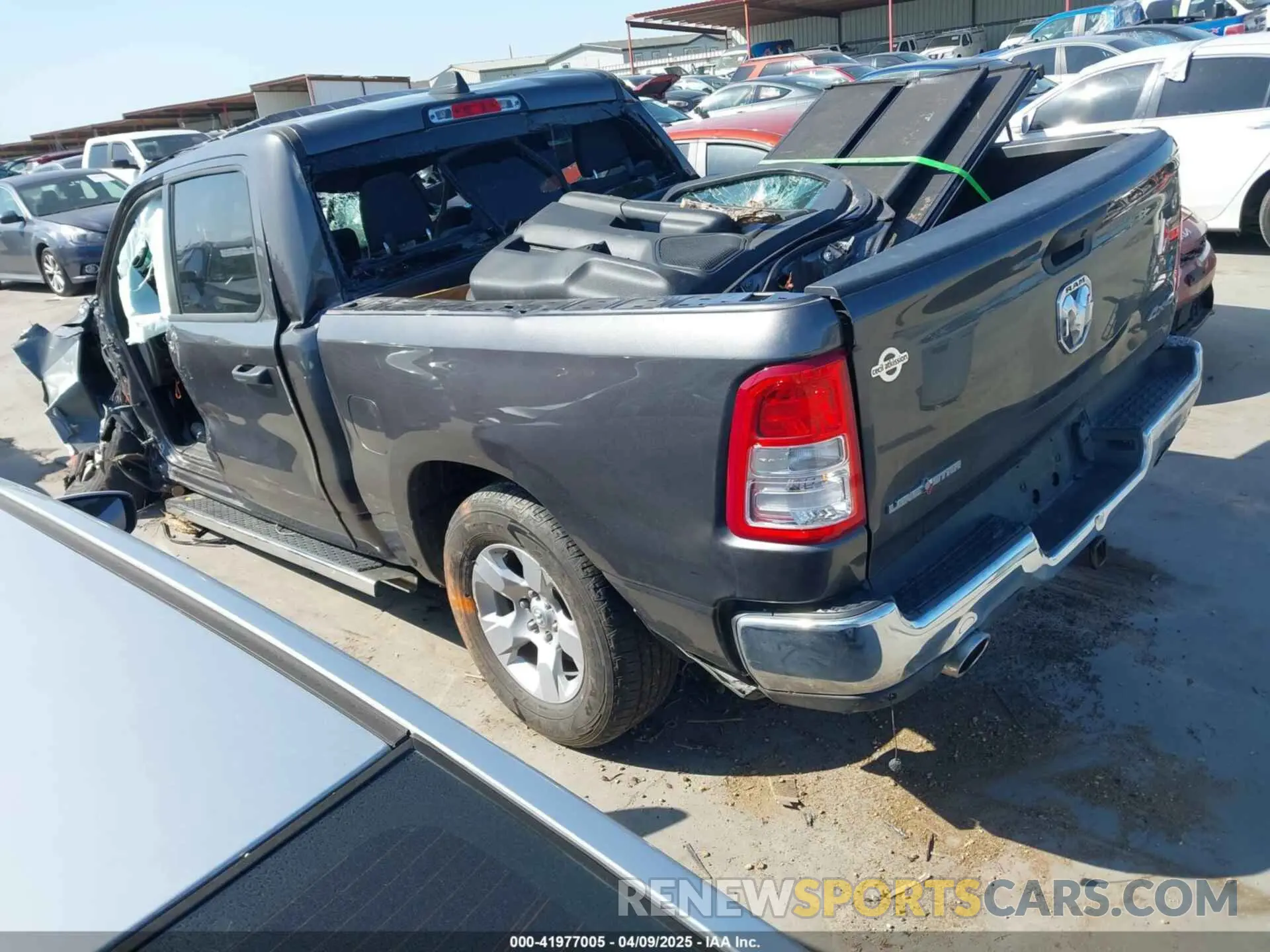 3 Photograph of a damaged car 1C6SRFFT6PN642861 RAM 1500 2023