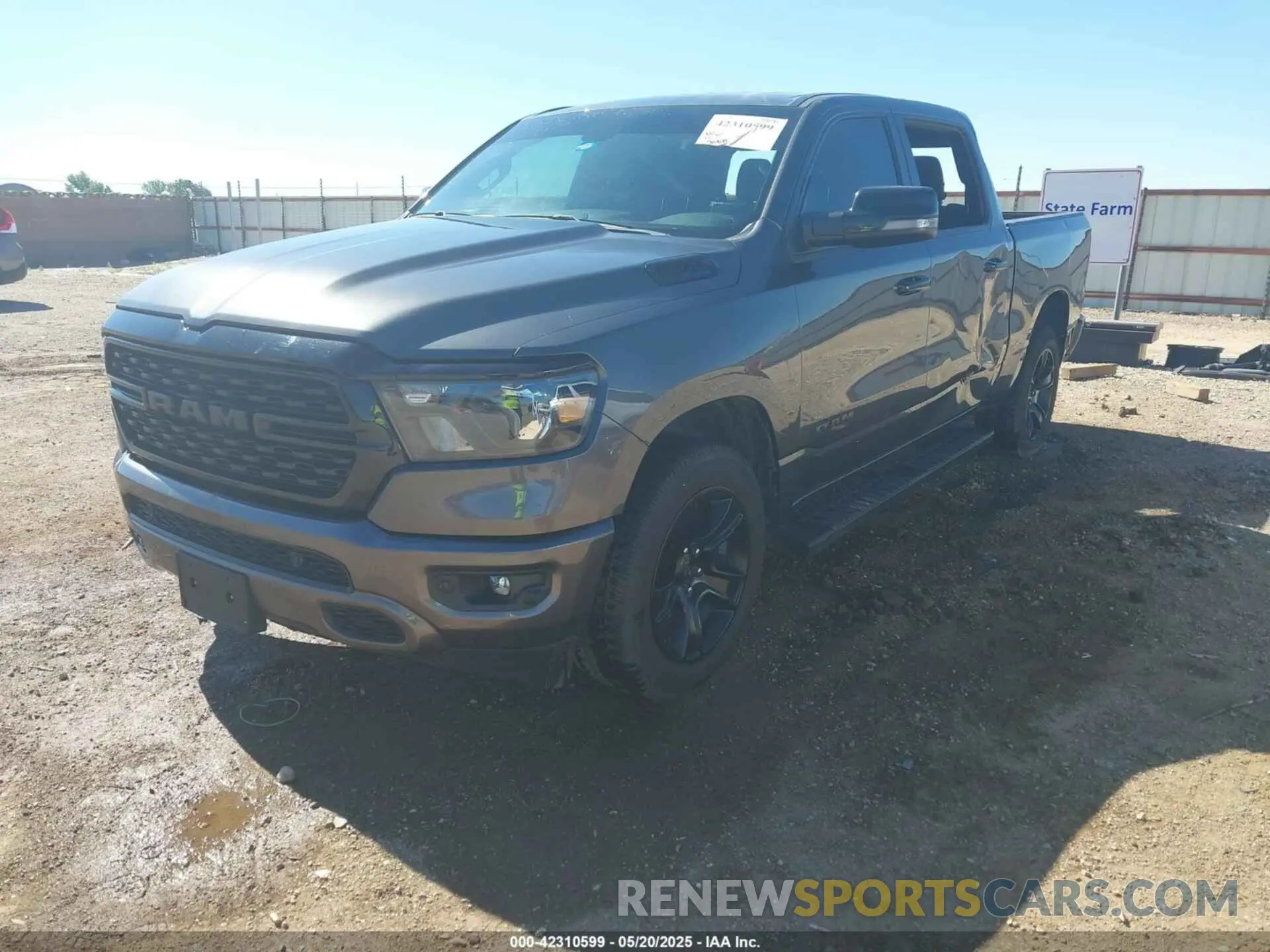 2 Photograph of a damaged car 1C6SRFFT8PN563045 RAM 1500 2023