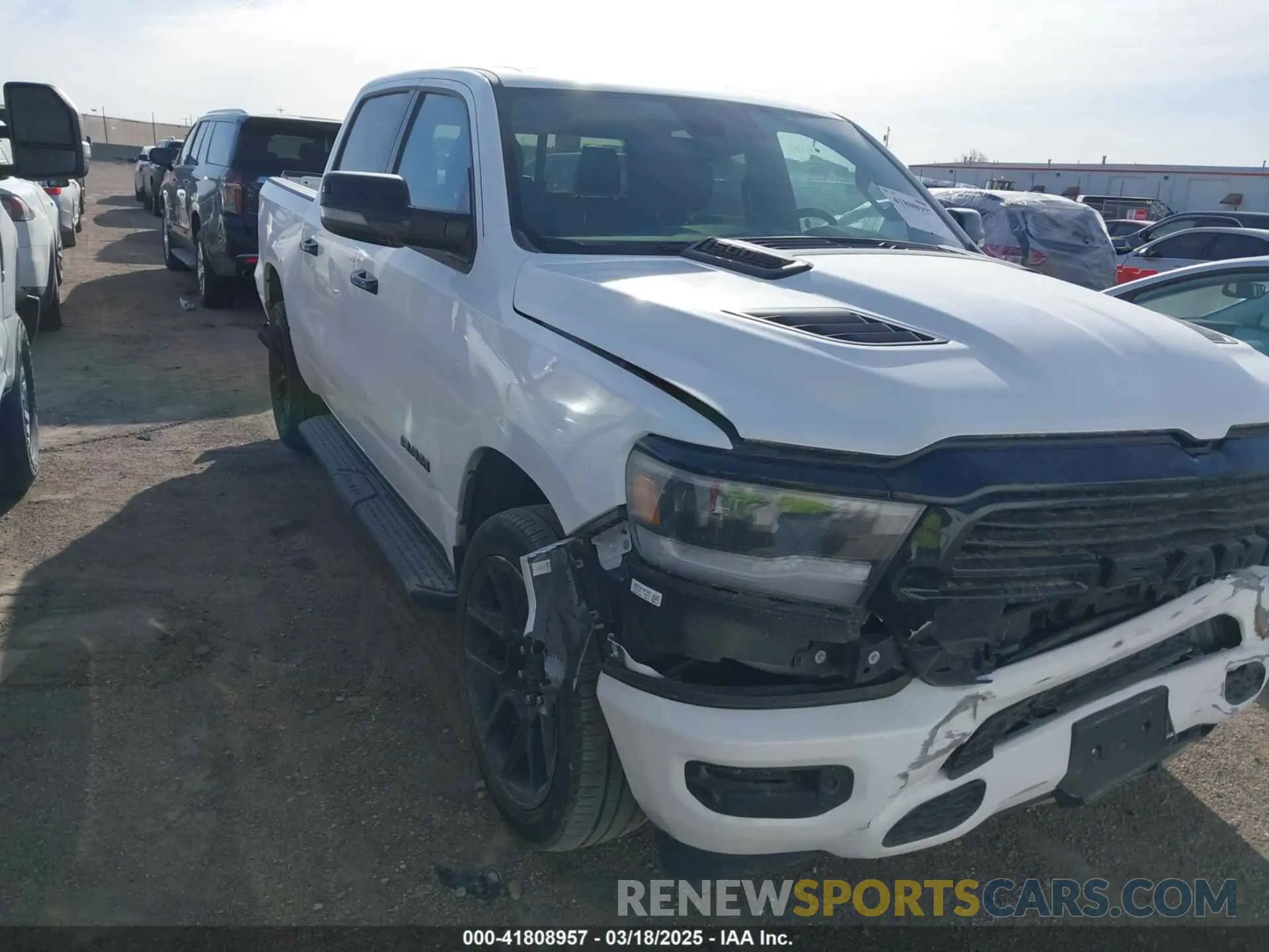 1 Photograph of a damaged car 1C6SRFJT7PN541092 RAM 1500 2023