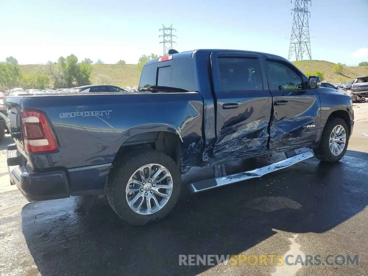 3 Photograph of a damaged car 1C6SRFJT7PN639488 RAM 1500 2023