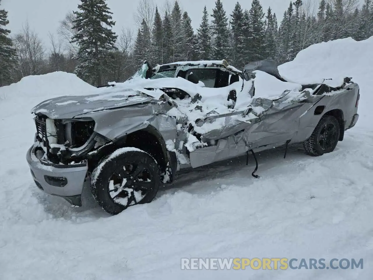 1 Photograph of a damaged car 1C6SRFTT3PN668483 RAM 1500 2023