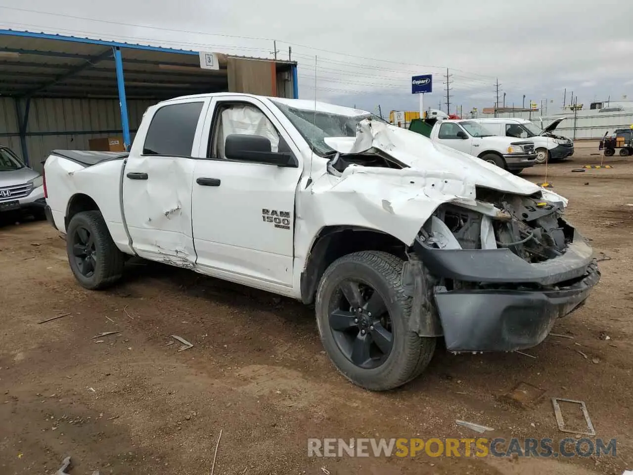 4 Photograph of a damaged car 1C6RR7KGXRS143837 RAM 1500 2024