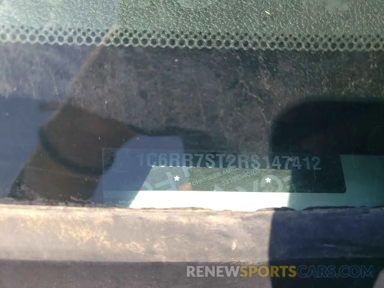 12 Фотография поврежденного автомобиля 1C6RR7ST2RS147412 RAM 1500 2024