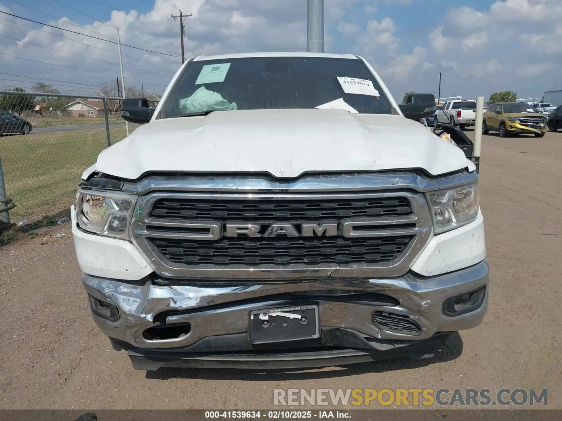 12 Photograph of a damaged car 1C6RREBG8RN122584 RAM 1500 2024