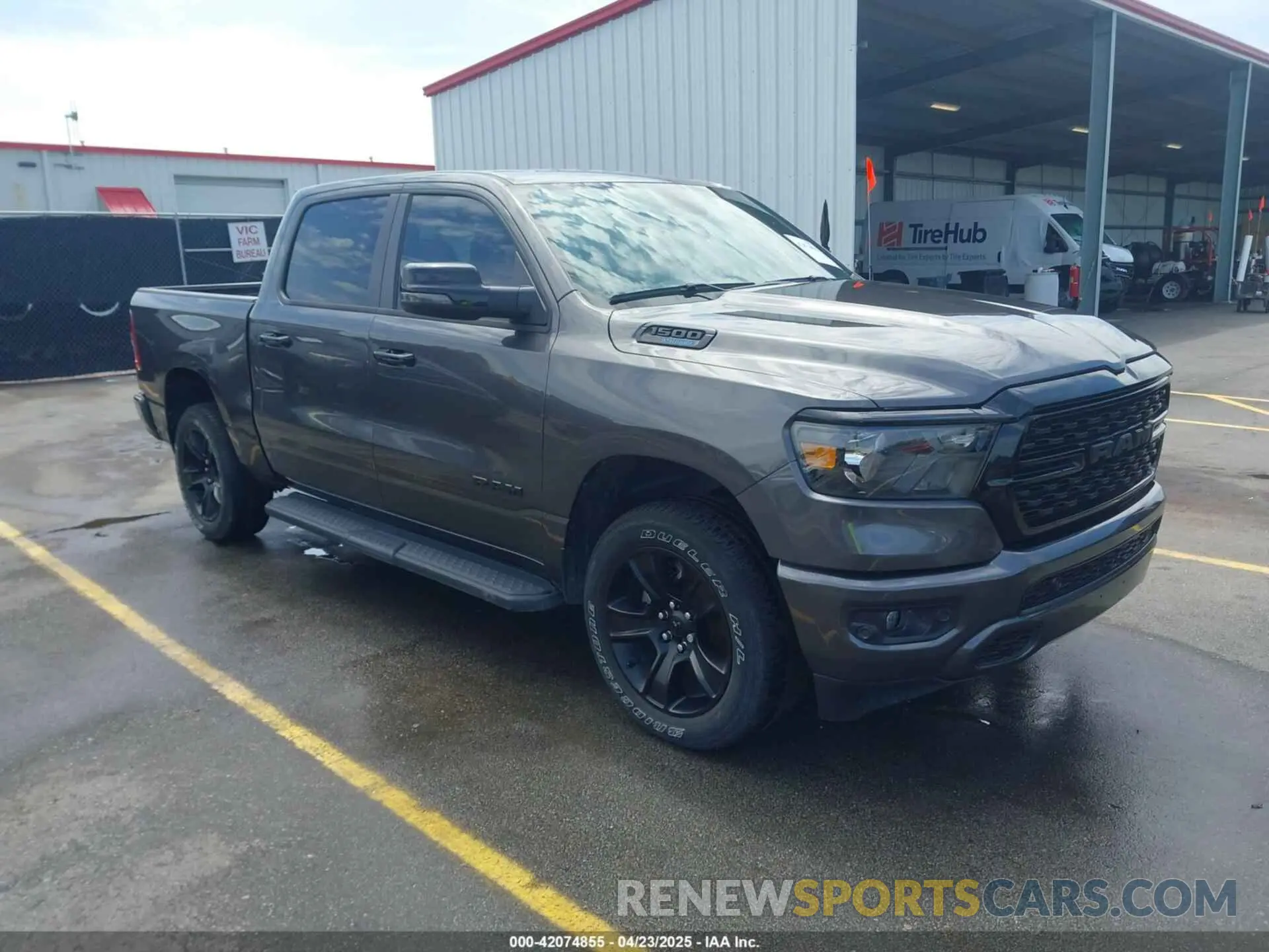 1 Photograph of a damaged car 1C6RREFT0RN191728 RAM 1500 2024