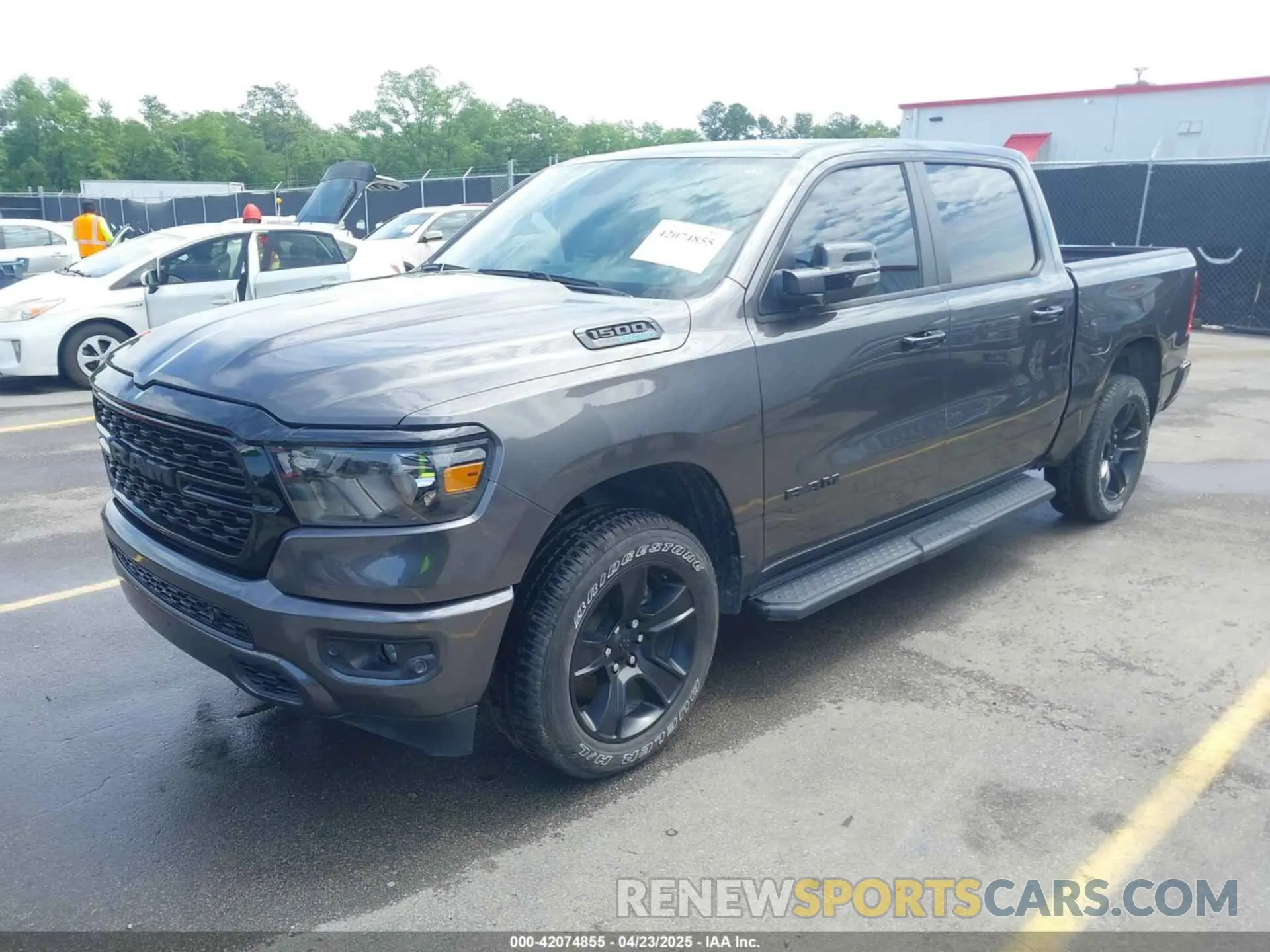 2 Photograph of a damaged car 1C6RREFT0RN191728 RAM 1500 2024