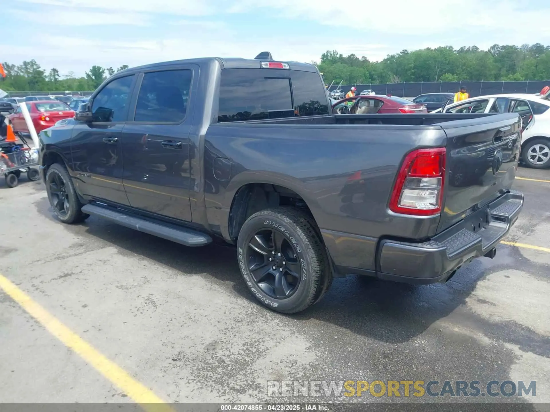 3 Photograph of a damaged car 1C6RREFT0RN191728 RAM 1500 2024