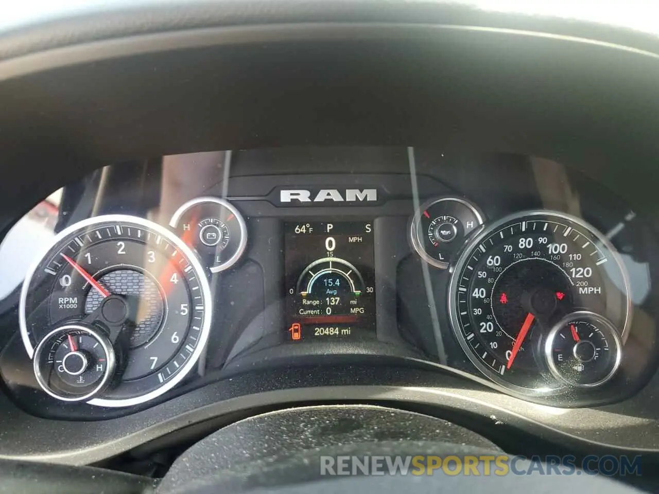 9 Photograph of a damaged car 1C6RREFT7RN111924 RAM 1500 2024