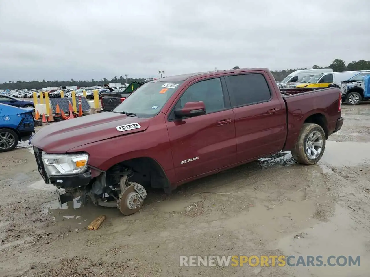 1 Photograph of a damaged car 1C6RREFTXRN157702 RAM 1500 2024