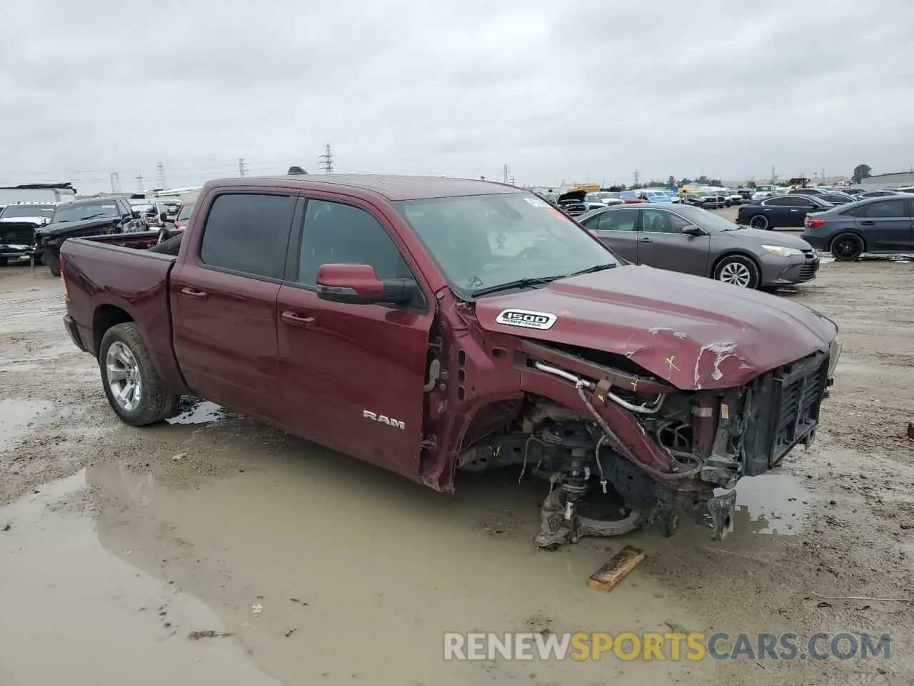 4 Photograph of a damaged car 1C6RREFTXRN157702 RAM 1500 2024