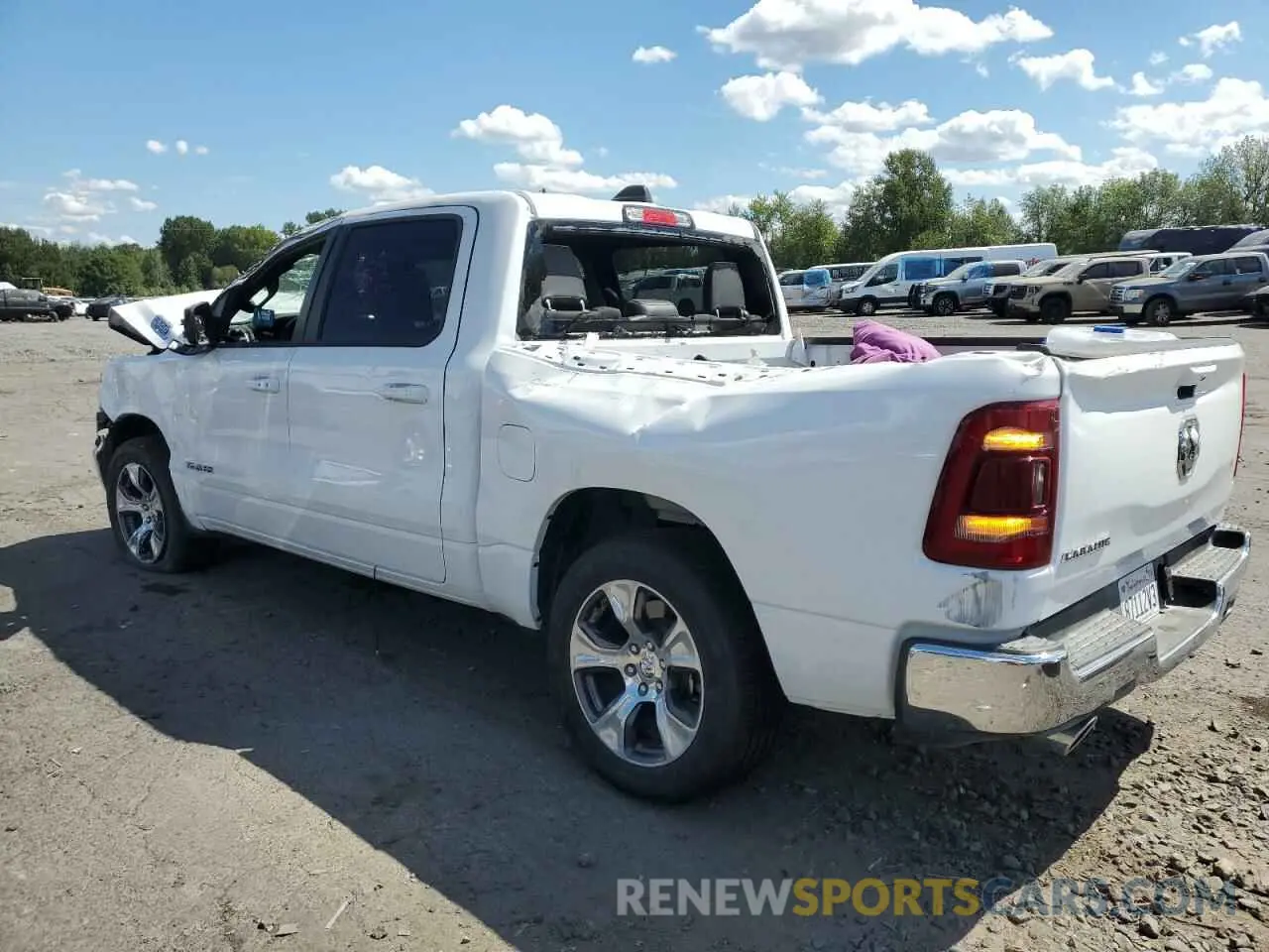 2 Photograph of a damaged car 1C6RREJT7RN205065 RAM 1500 2024