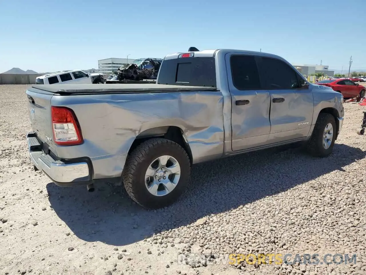 3 Photograph of a damaged car 1C6RRFBG7RN150141 RAM 1500 2024