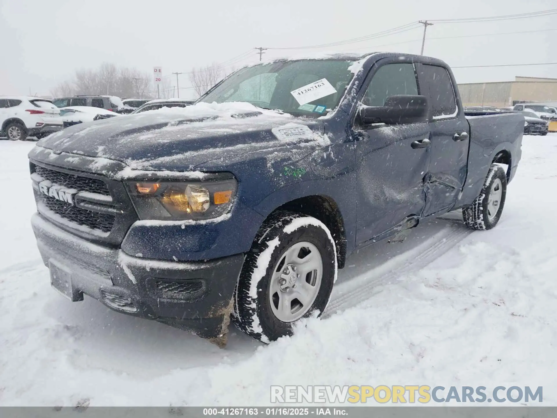2 Photograph of a damaged car 1C6RRFCG6RN131725 RAM 1500 2024