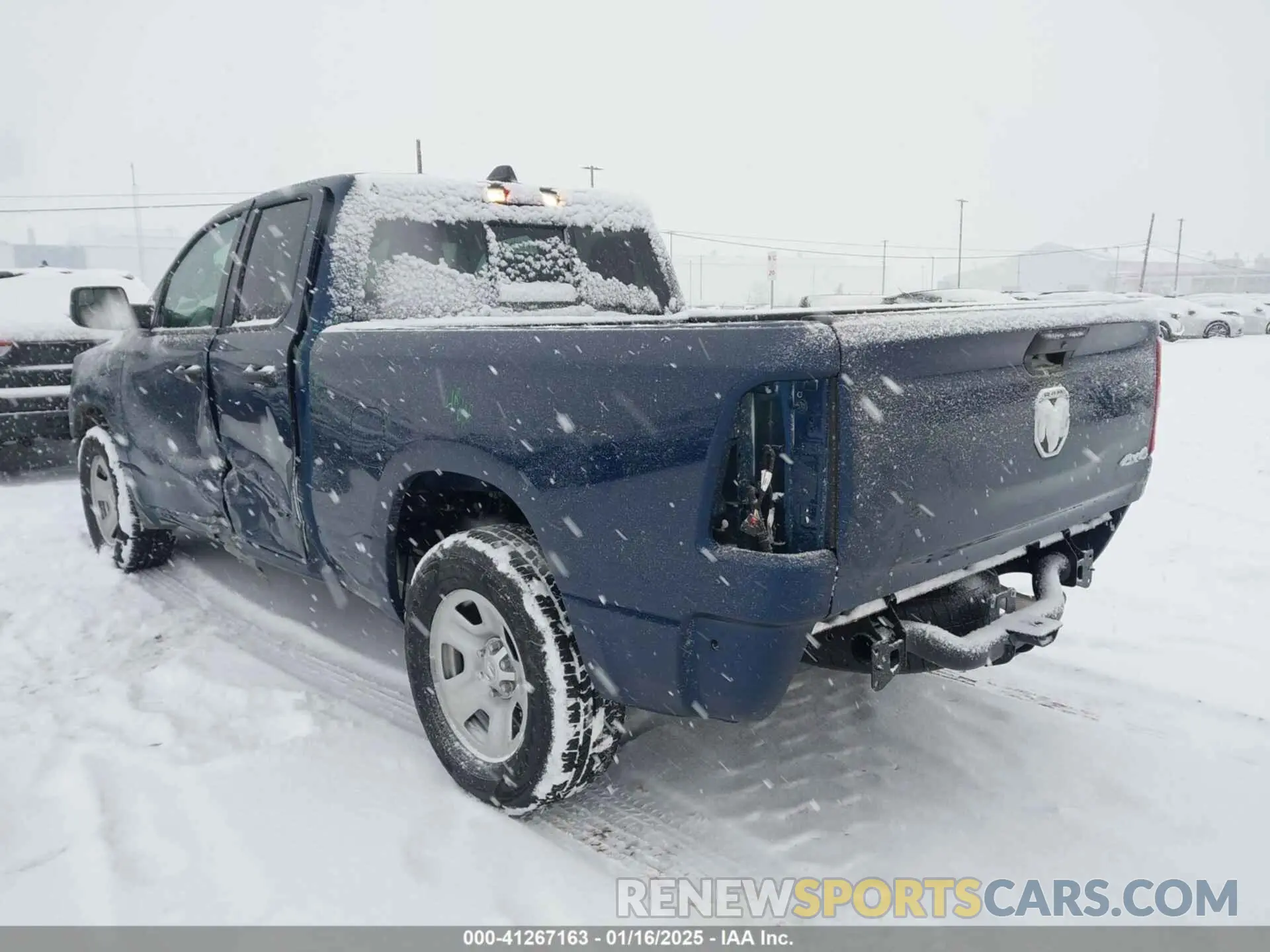 3 Photograph of a damaged car 1C6RRFCG6RN131725 RAM 1500 2024
