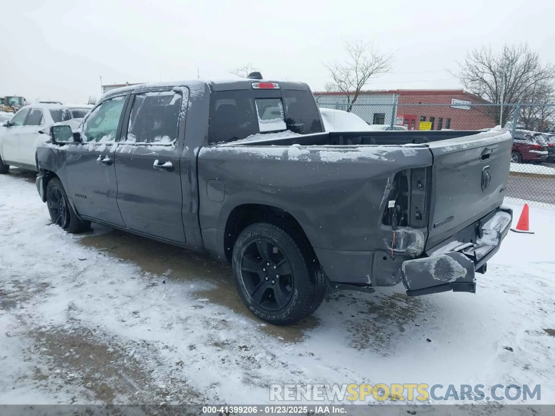 3 Photograph of a damaged car 1C6RRFFG4RN165190 RAM 1500 2024