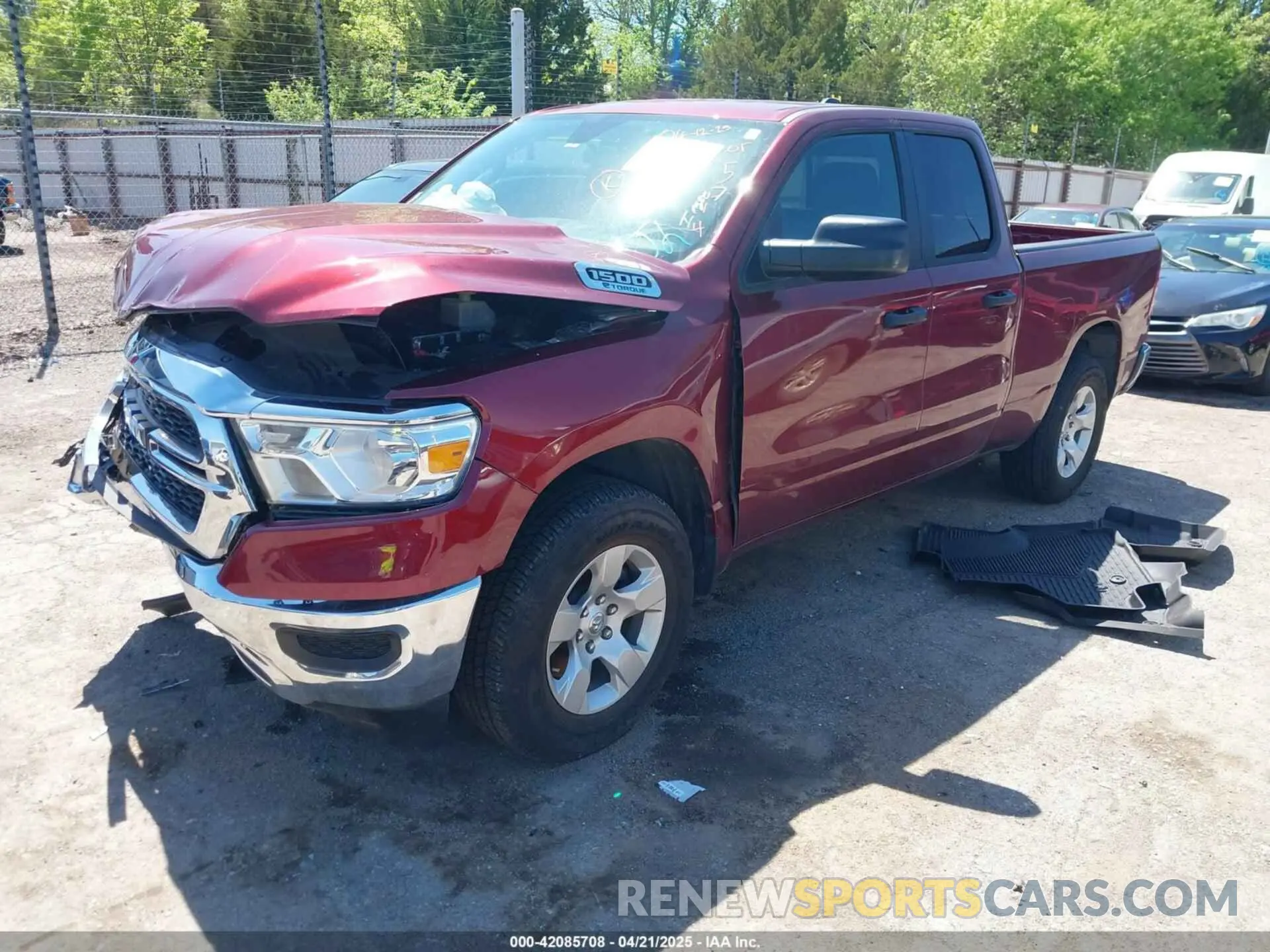 2 Photograph of a damaged car 1C6SRECG5RN205714 RAM 1500 2024