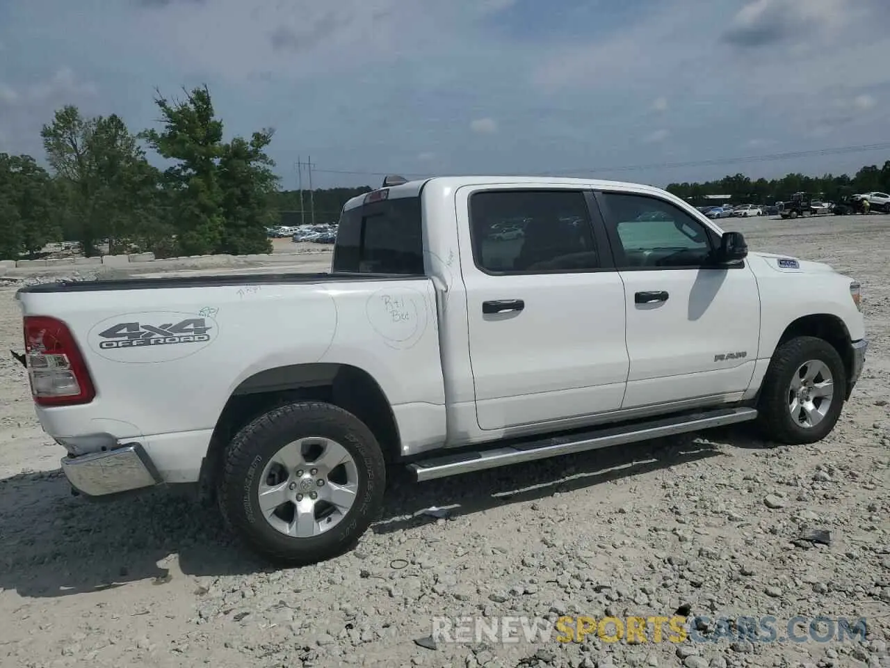 3 Photograph of a damaged car 1C6SRFFT2RN130565 RAM 1500 2024