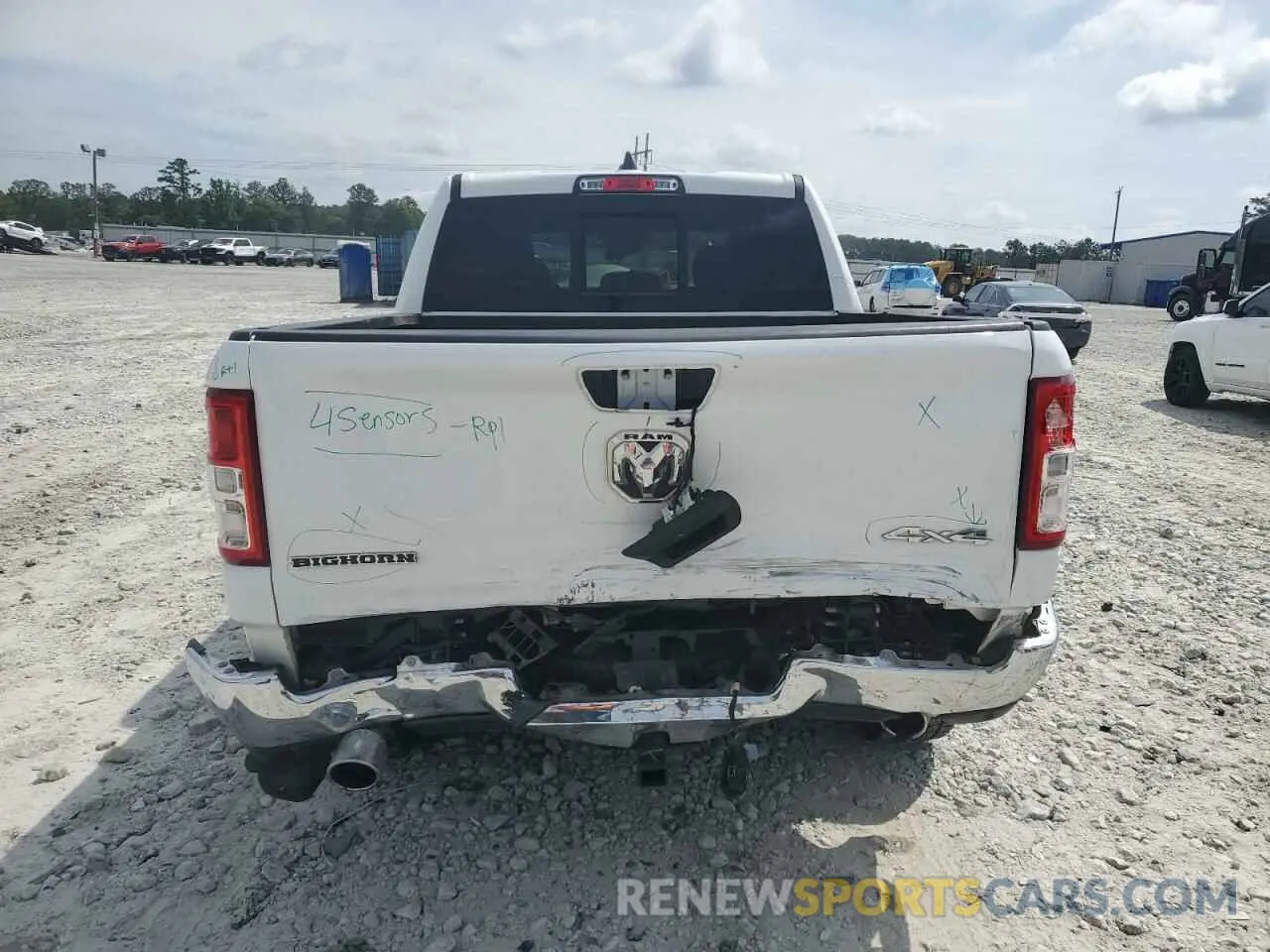 6 Photograph of a damaged car 1C6SRFFT2RN130565 RAM 1500 2024