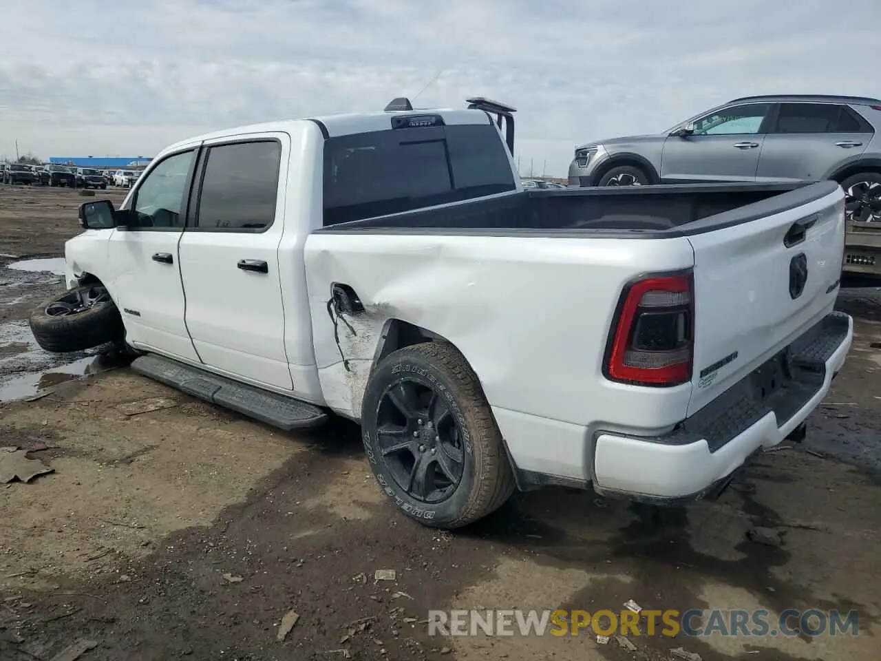 2 Photograph of a damaged car 1C6SRFFT6RN112862 RAM 1500 2024