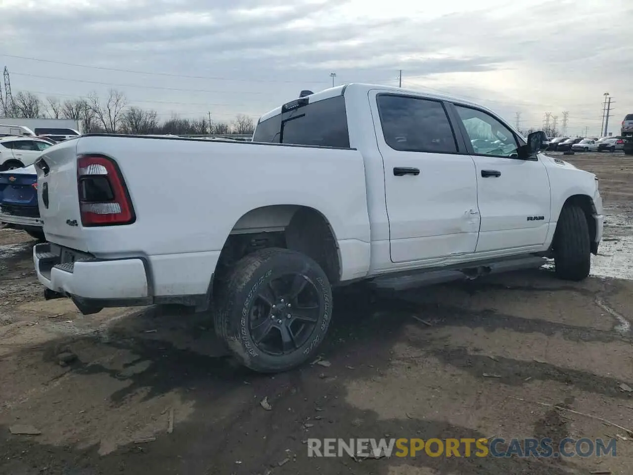 3 Photograph of a damaged car 1C6SRFFT6RN112862 RAM 1500 2024