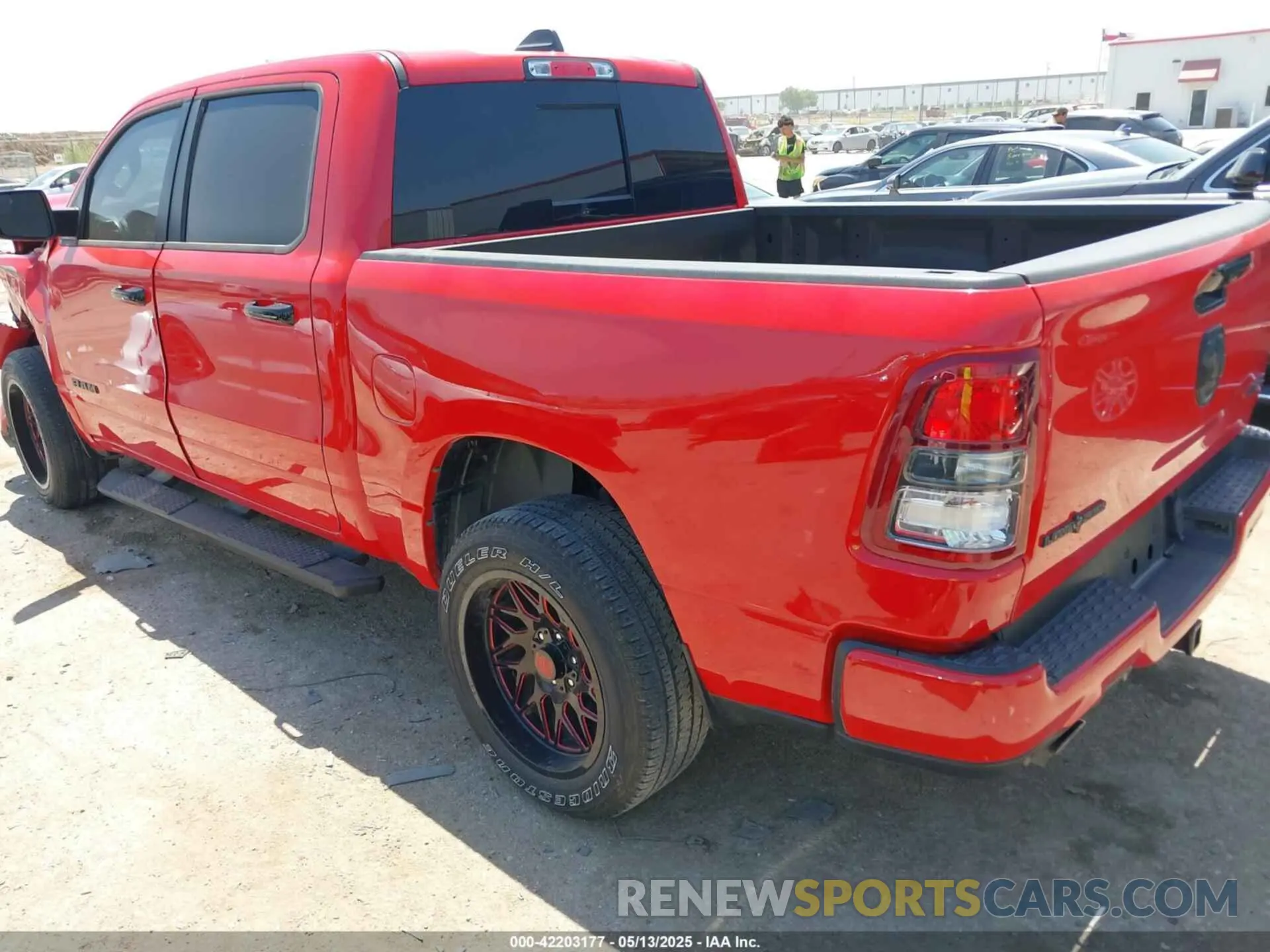 3 Photograph of a damaged car 1C6SRFFT6RN202805 RAM 1500 2024