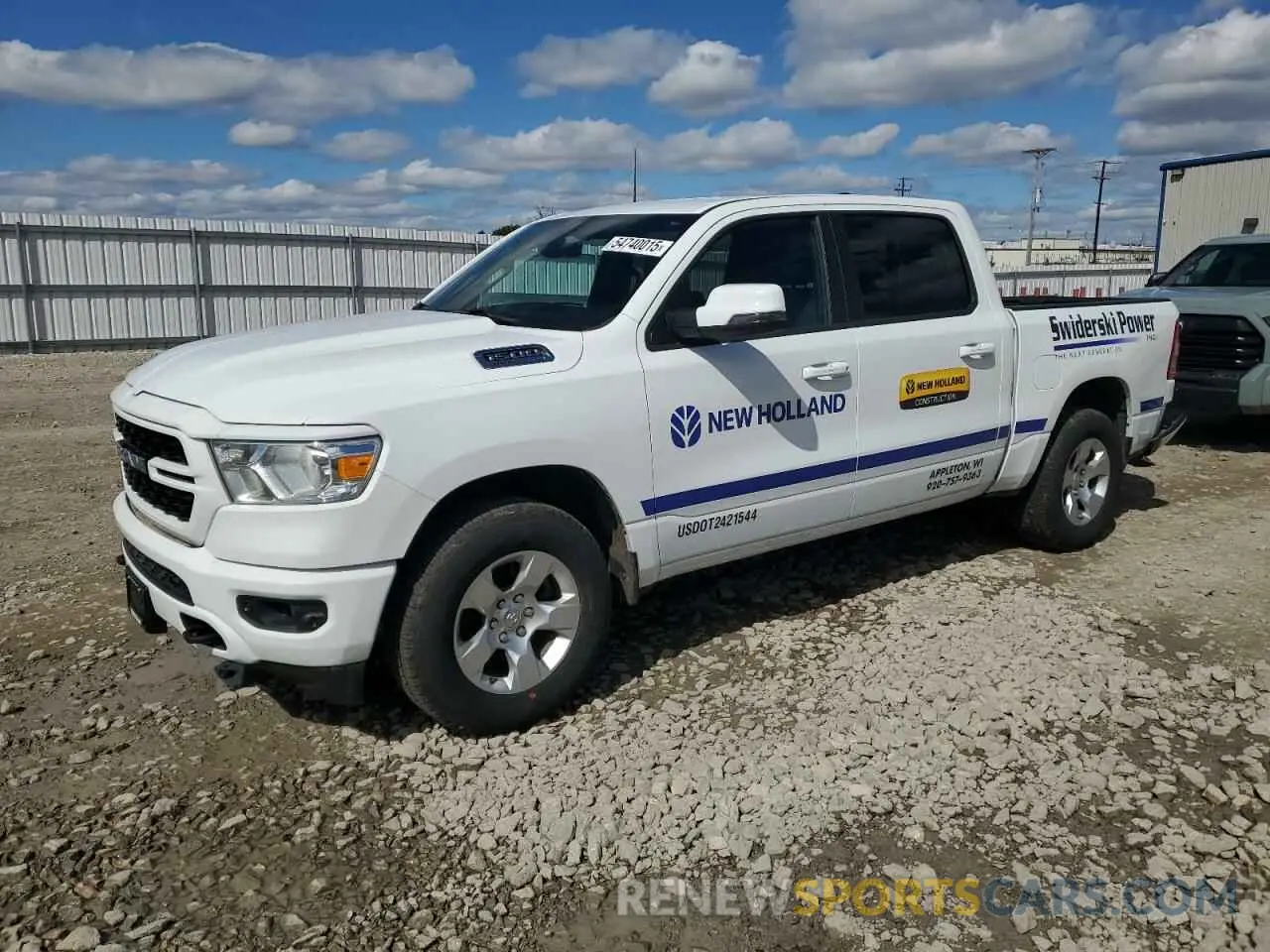 1 Photograph of a damaged car 1C6SRFFT7RN126253 RAM 1500 2024