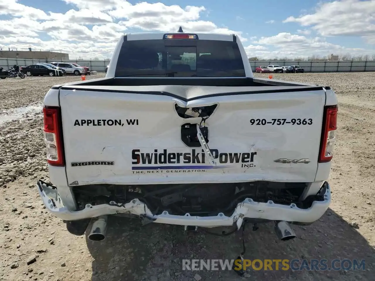 6 Photograph of a damaged car 1C6SRFFT7RN126253 RAM 1500 2024