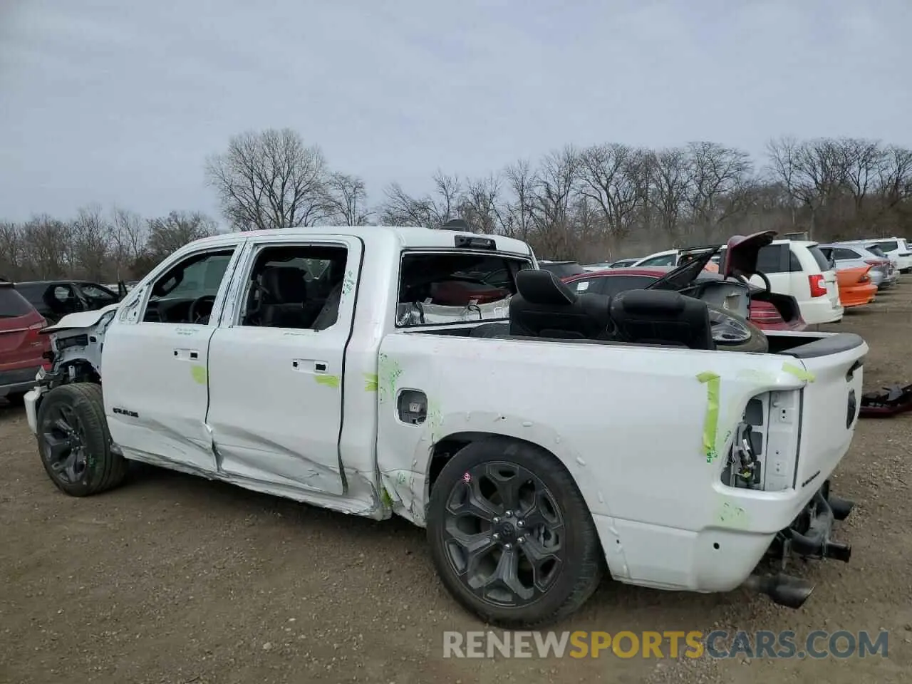 2 Photograph of a damaged car 1C6SRFHT9RN102954 RAM 1500 2024
