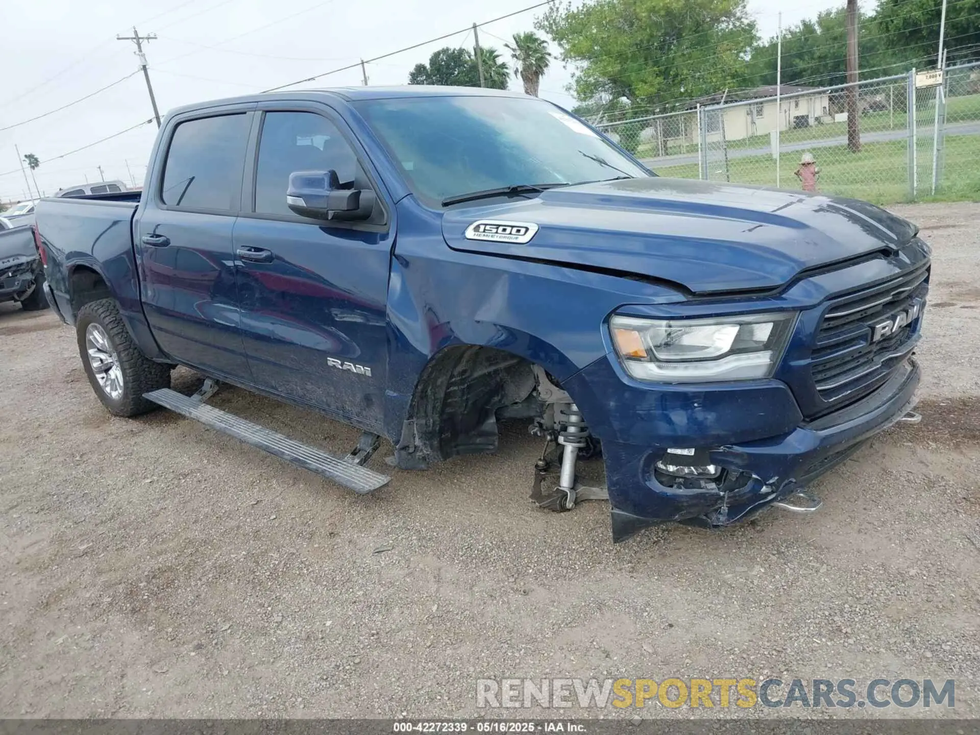 1 Photograph of a damaged car 1C6SRFJTXRN119479 RAM 1500 2024