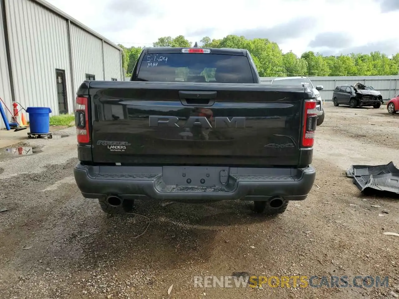 6 Photograph of a damaged car 1C6SRFLT0RN162662 RAM 1500 2024