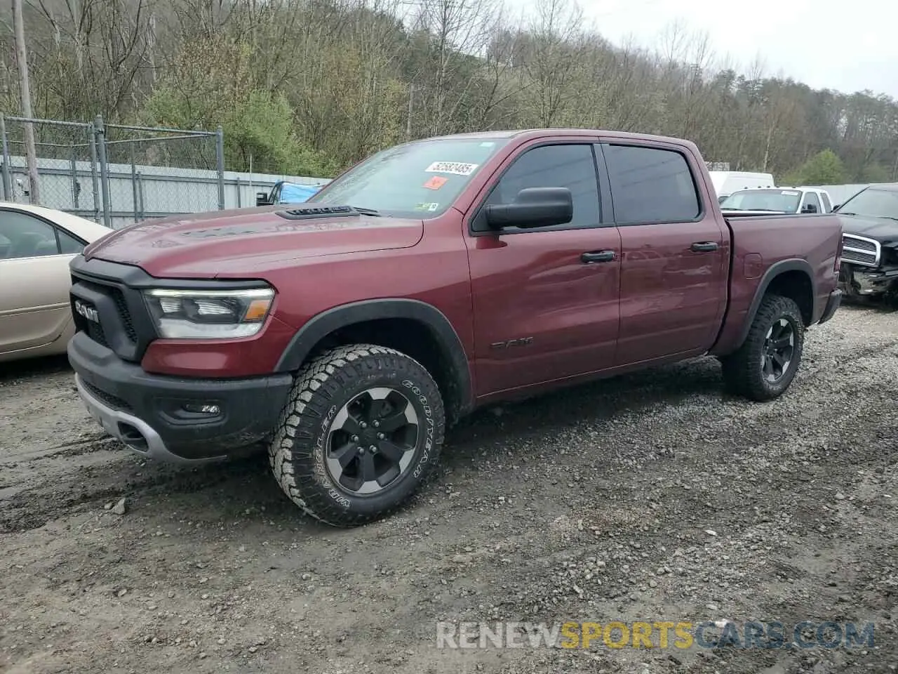1 Photograph of a damaged car 1C6SRFLT8RN178432 RAM 1500 2024