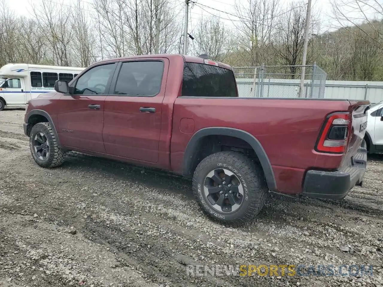 2 Photograph of a damaged car 1C6SRFLT8RN178432 RAM 1500 2024