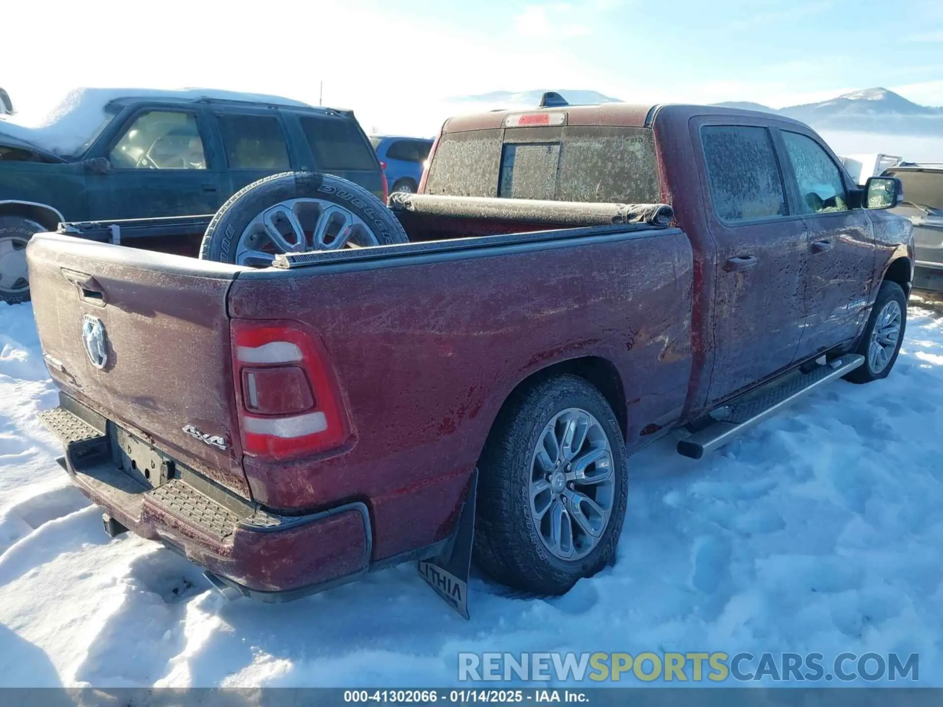 4 Фотография поврежденного автомобиля 1C6SRFRT9RN202860 RAM 1500 2024