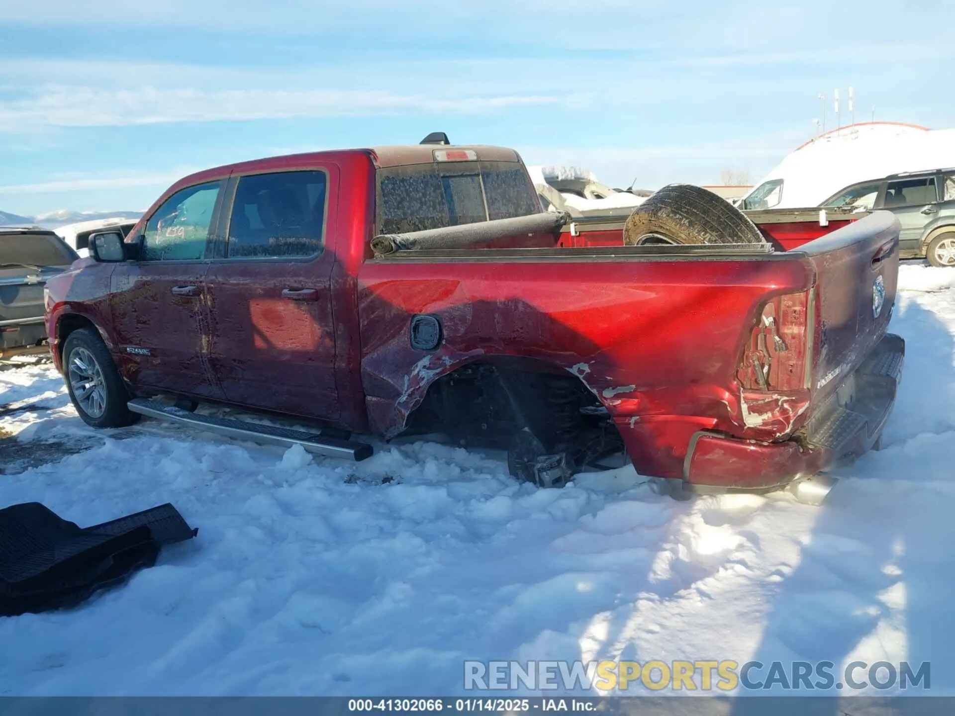 6 Фотография поврежденного автомобиля 1C6SRFRT9RN202860 RAM 1500 2024