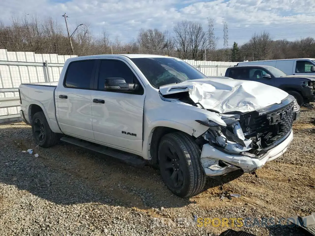 4 Photograph of a damaged car 1C6RREFG4SN586522 RAM 1500 2025
