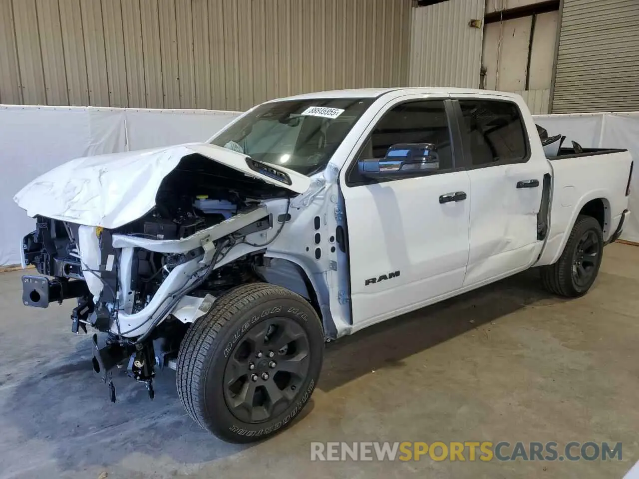 1 Photograph of a damaged car 1C6RREFG8SN570226 RAM 1500 2025
