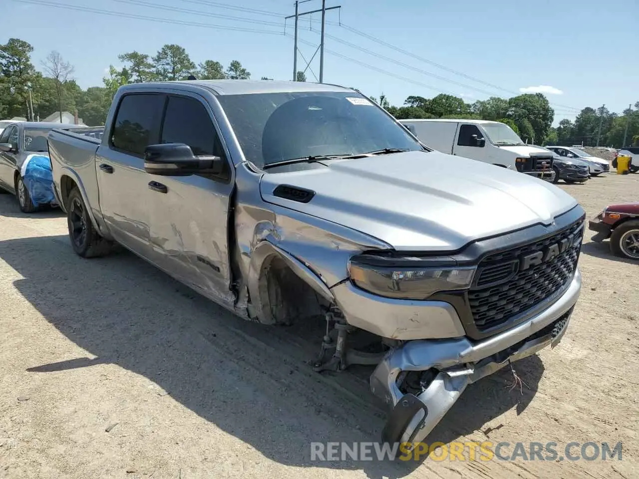 4 Photograph of a damaged car 1C6RREFP5SN590689 RAM 1500 2025