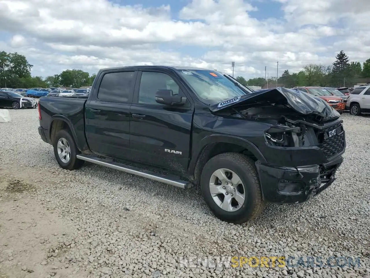 4 Photograph of a damaged car 1C6RRFFG1SN523805 RAM 1500 2025