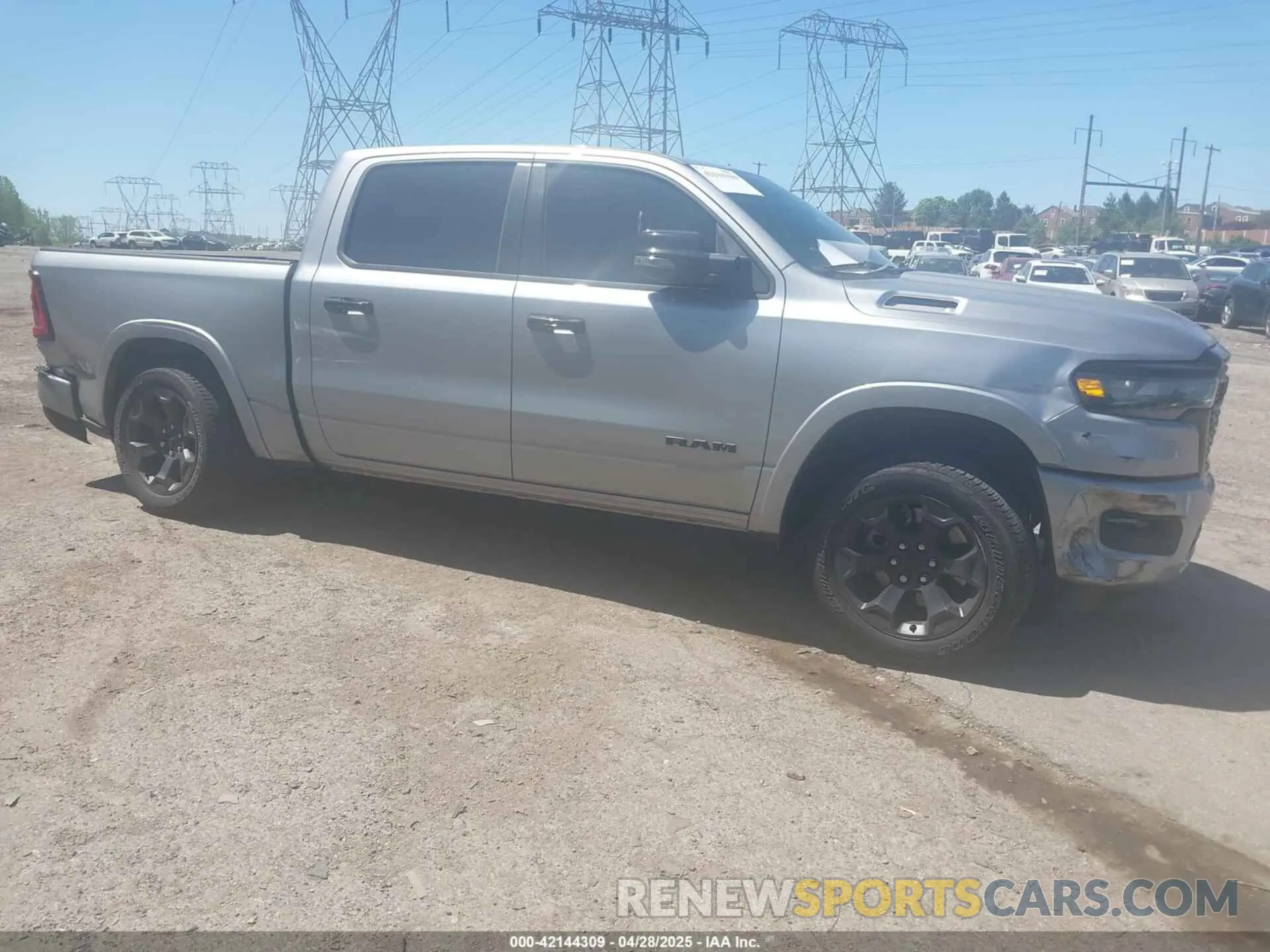 1 Photograph of a damaged car 1C6RRFFG4SN502088 RAM 1500 2025