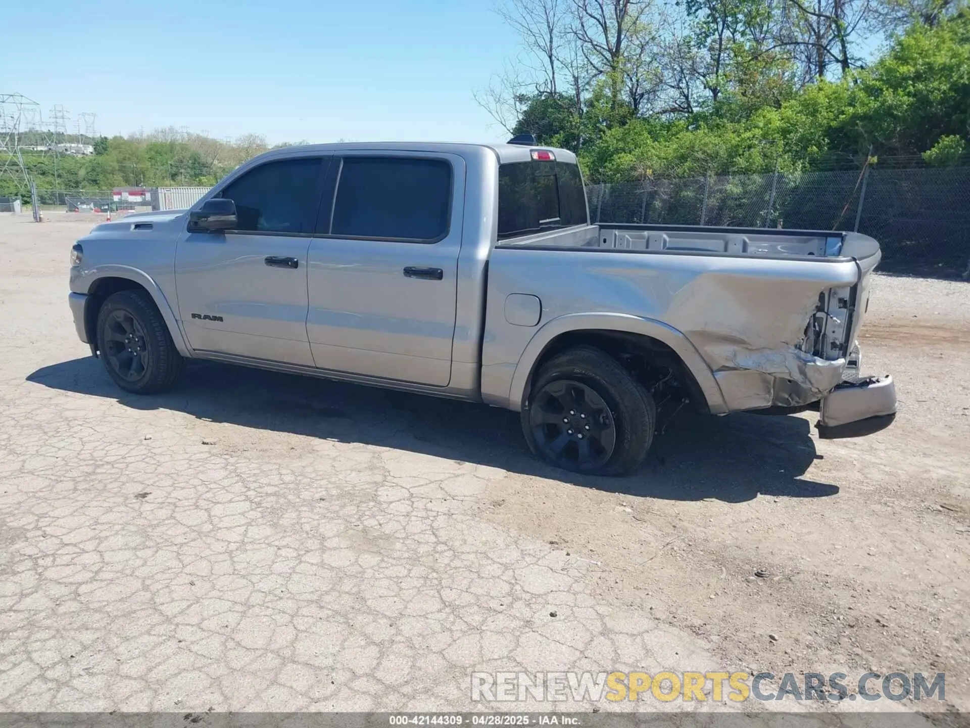 3 Photograph of a damaged car 1C6RRFFG4SN502088 RAM 1500 2025