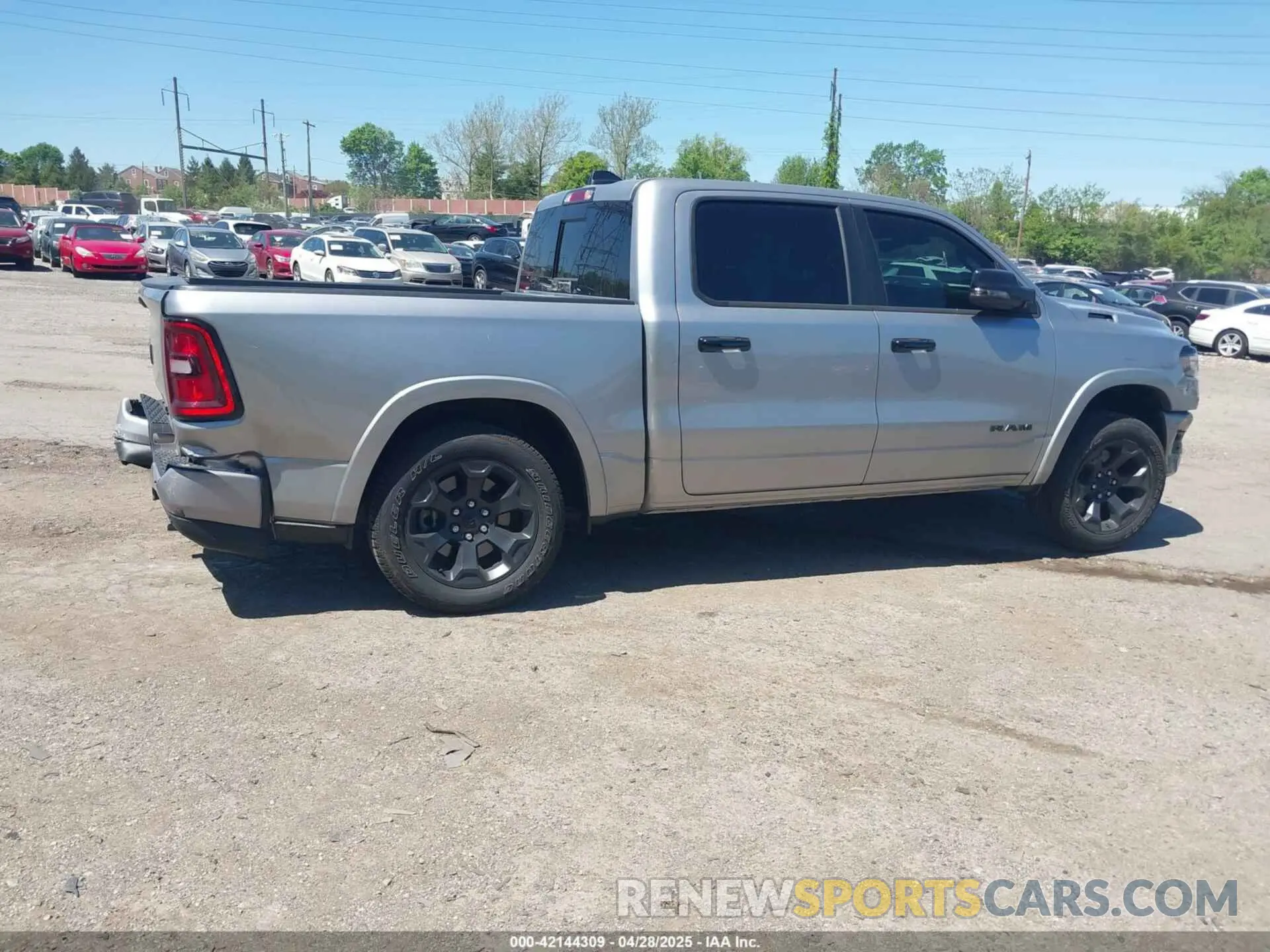 4 Photograph of a damaged car 1C6RRFFG4SN502088 RAM 1500 2025