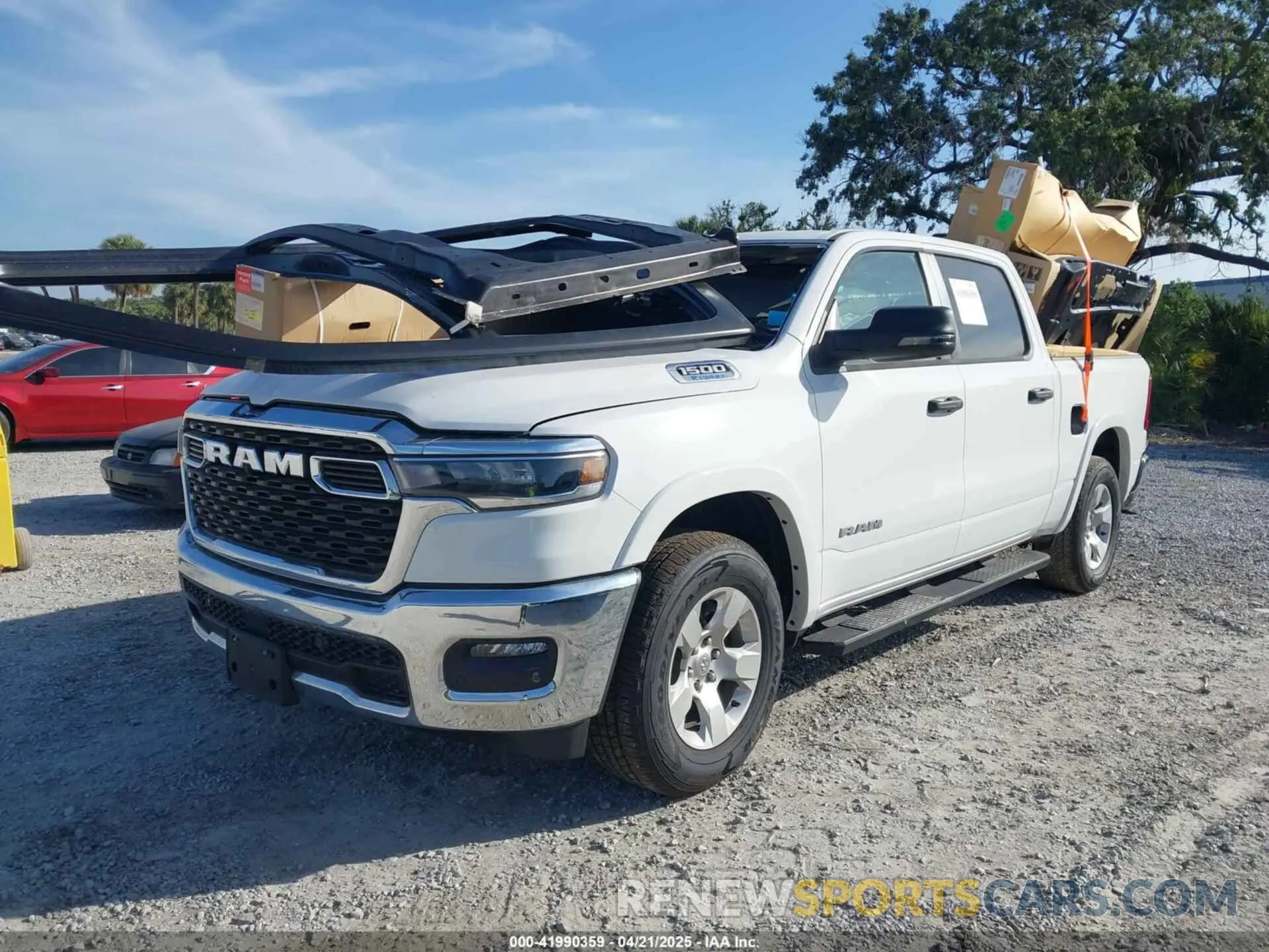 2 Photograph of a damaged car 1C6RRFFG5SN548576 RAM 1500 2025