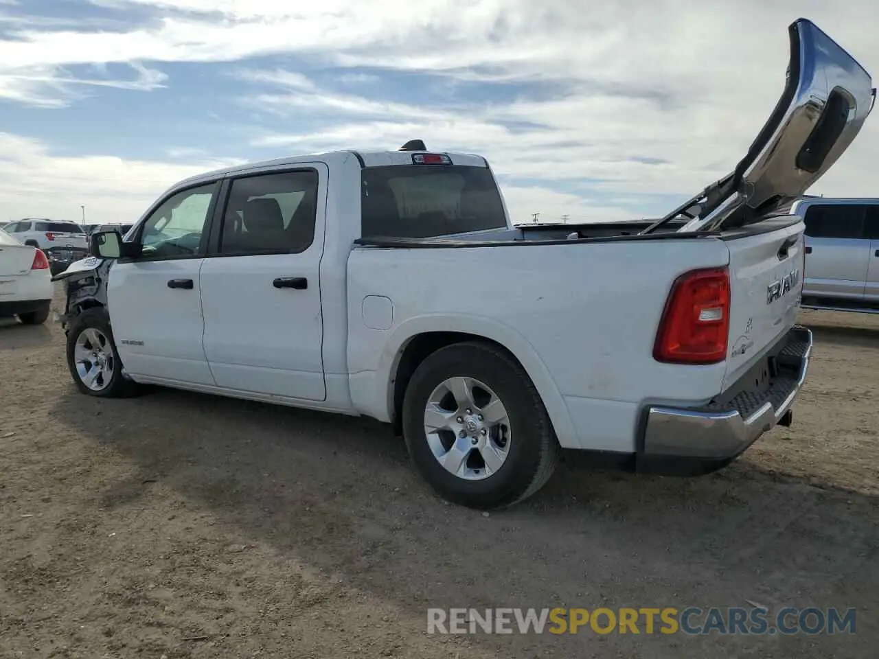 2 Photograph of a damaged car 1C6RRFFG7SN524179 RAM 1500 2025
