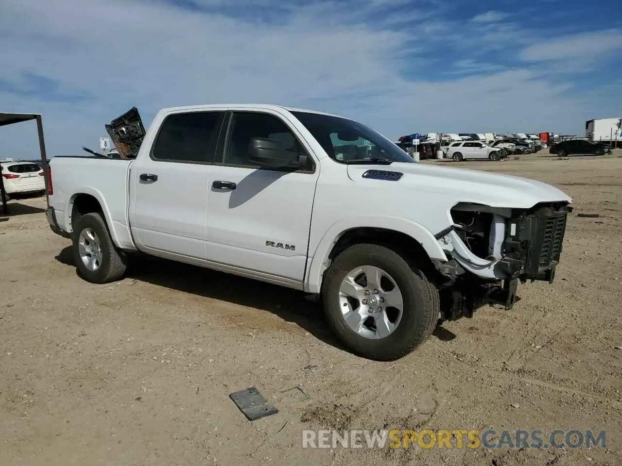 4 Photograph of a damaged car 1C6RRFFG7SN524179 RAM 1500 2025