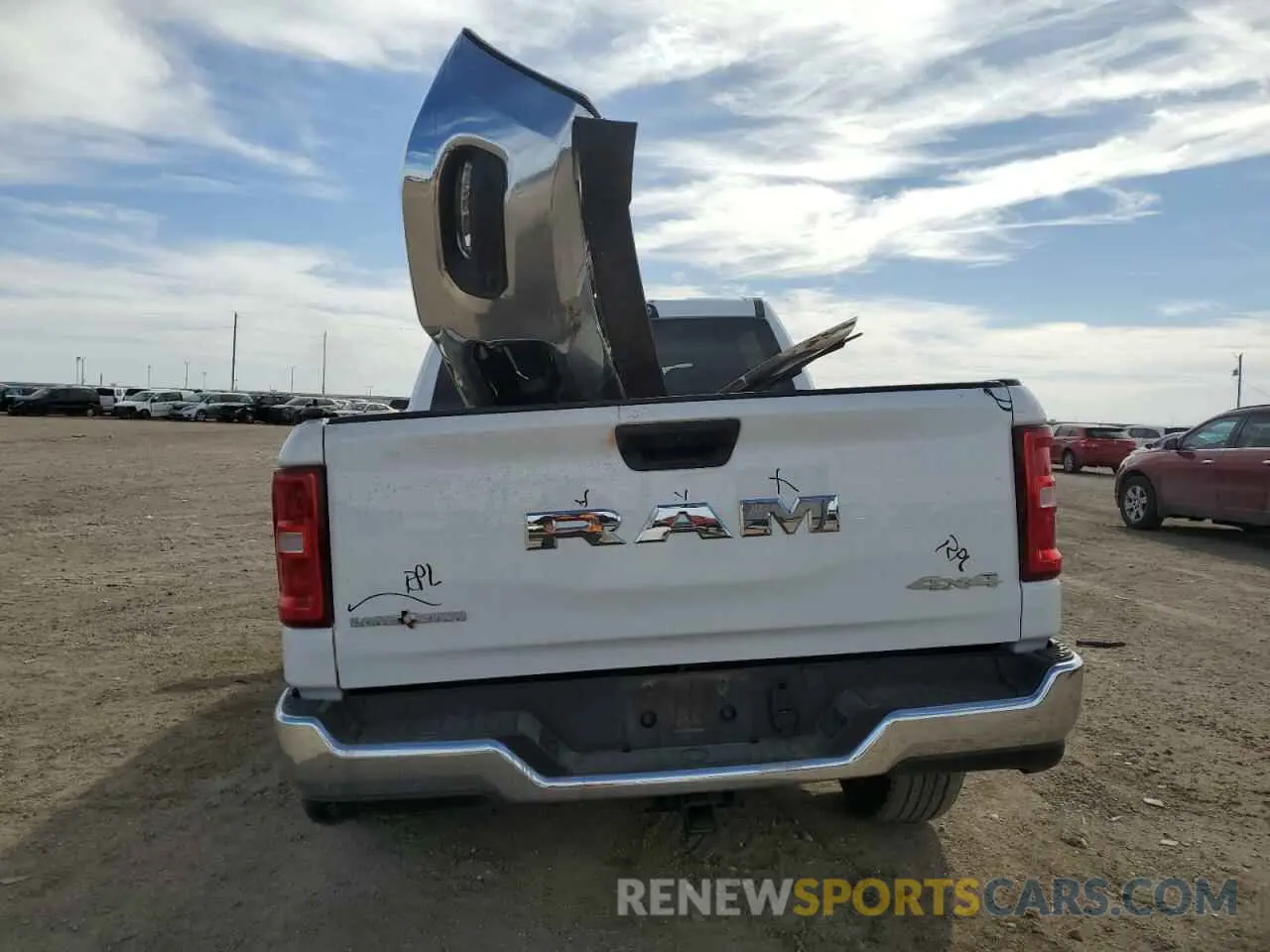 6 Photograph of a damaged car 1C6RRFFG7SN524179 RAM 1500 2025