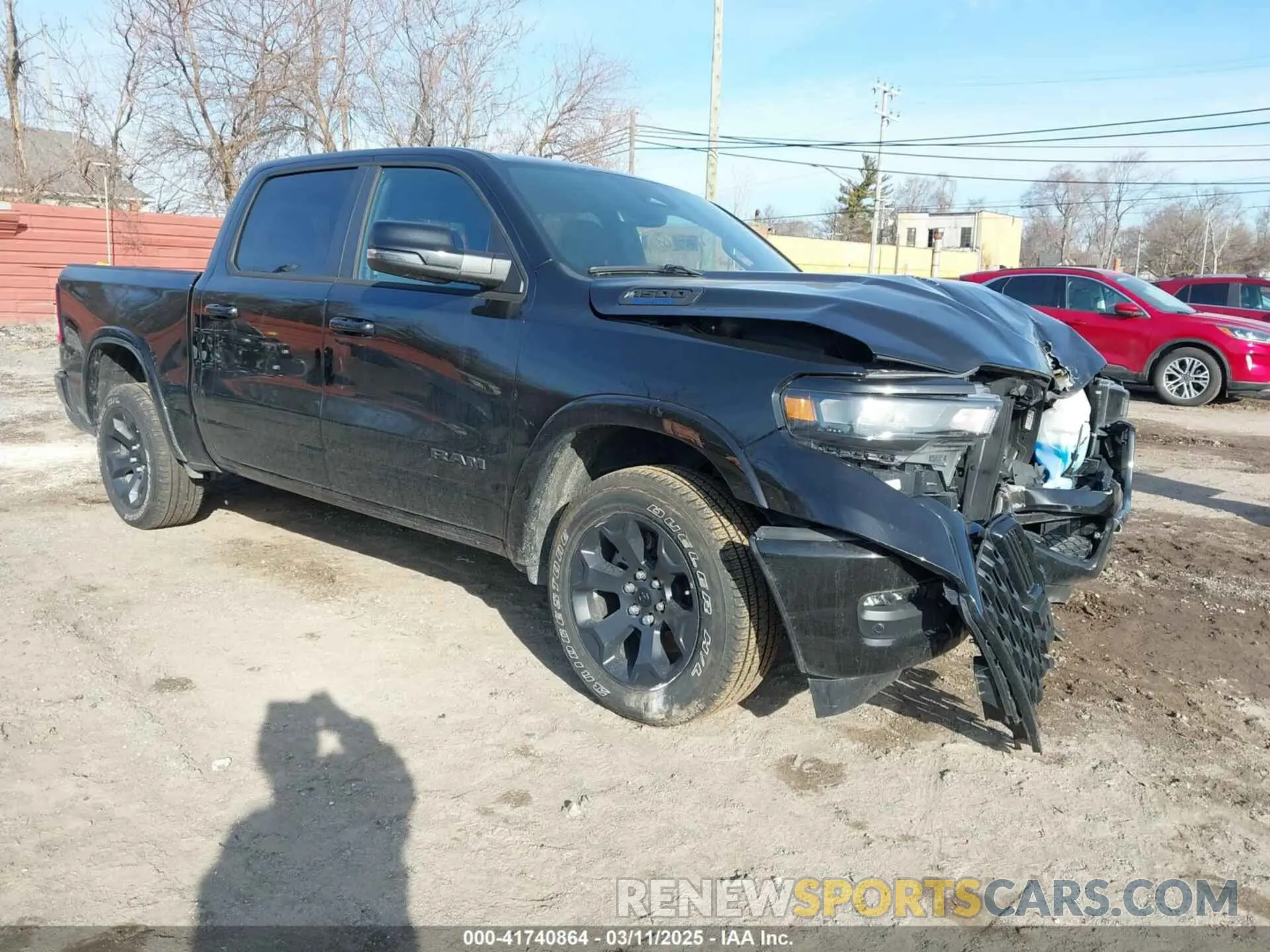 1 Photograph of a damaged car 1C6RRFFGXSN589916 RAM 1500 2025