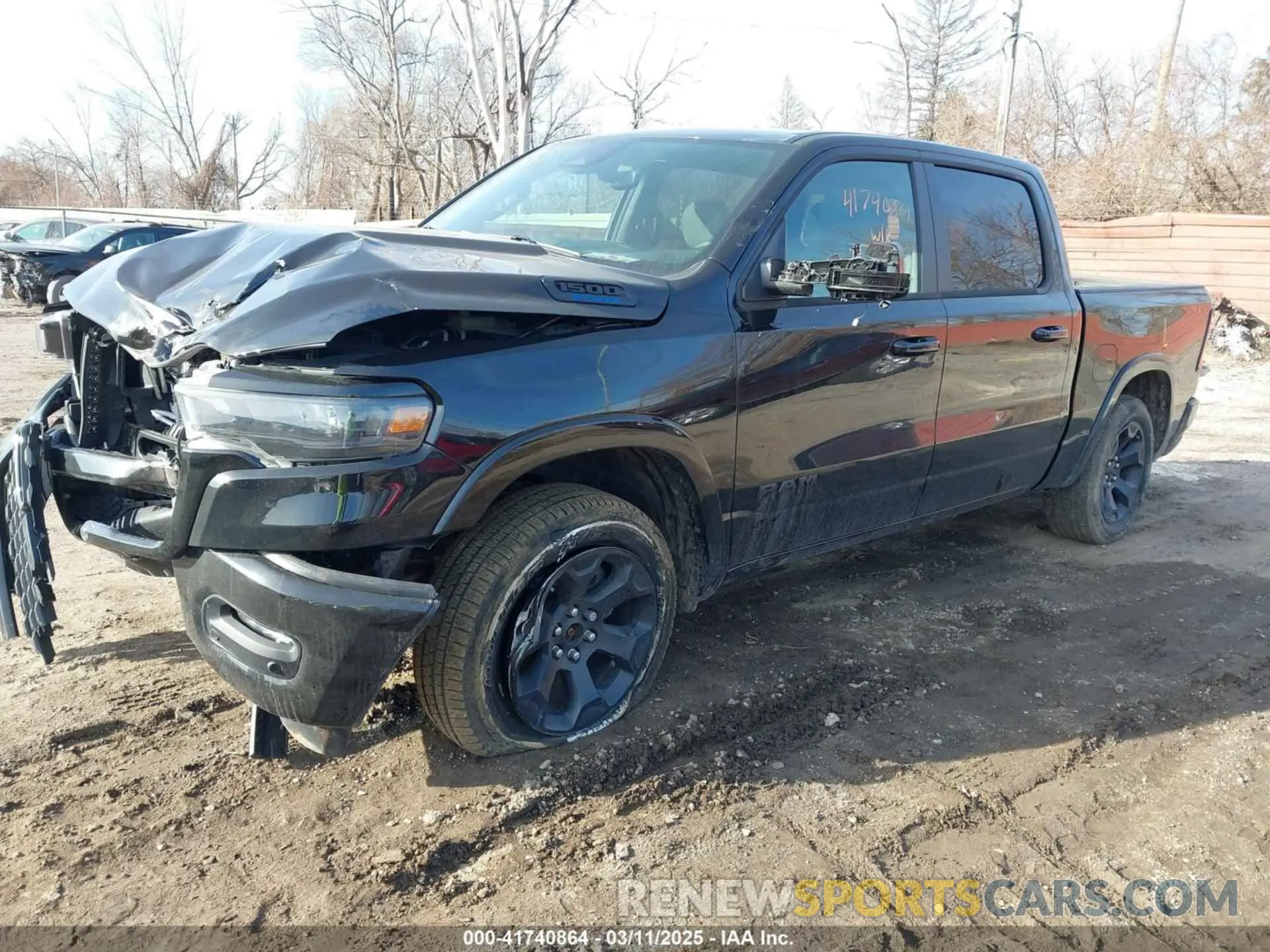 2 Photograph of a damaged car 1C6RRFFGXSN589916 RAM 1500 2025