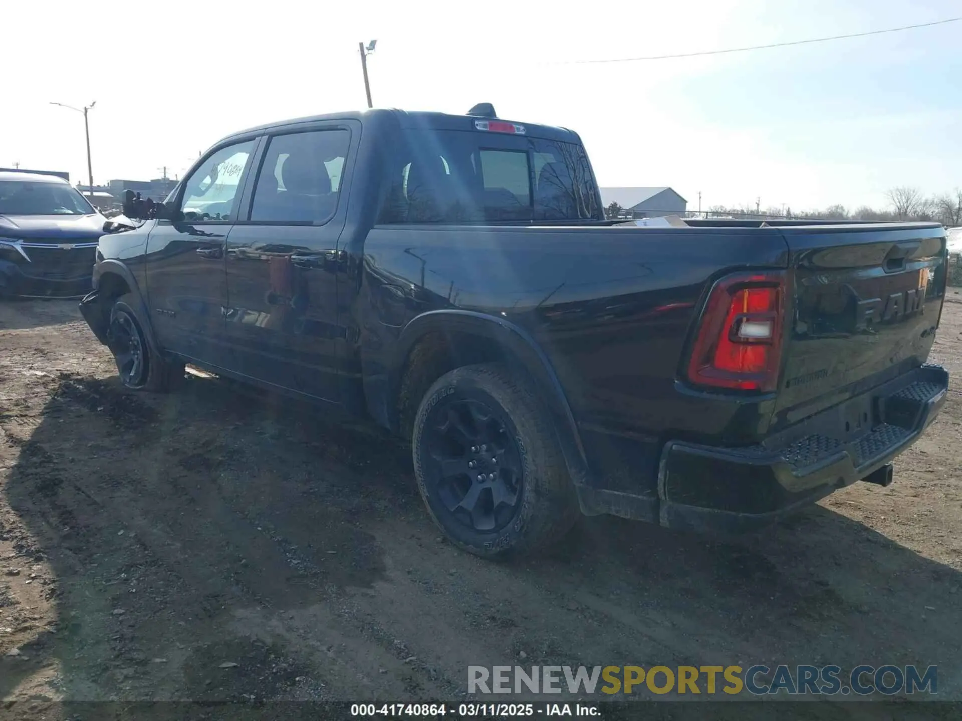 3 Photograph of a damaged car 1C6RRFFGXSN589916 RAM 1500 2025